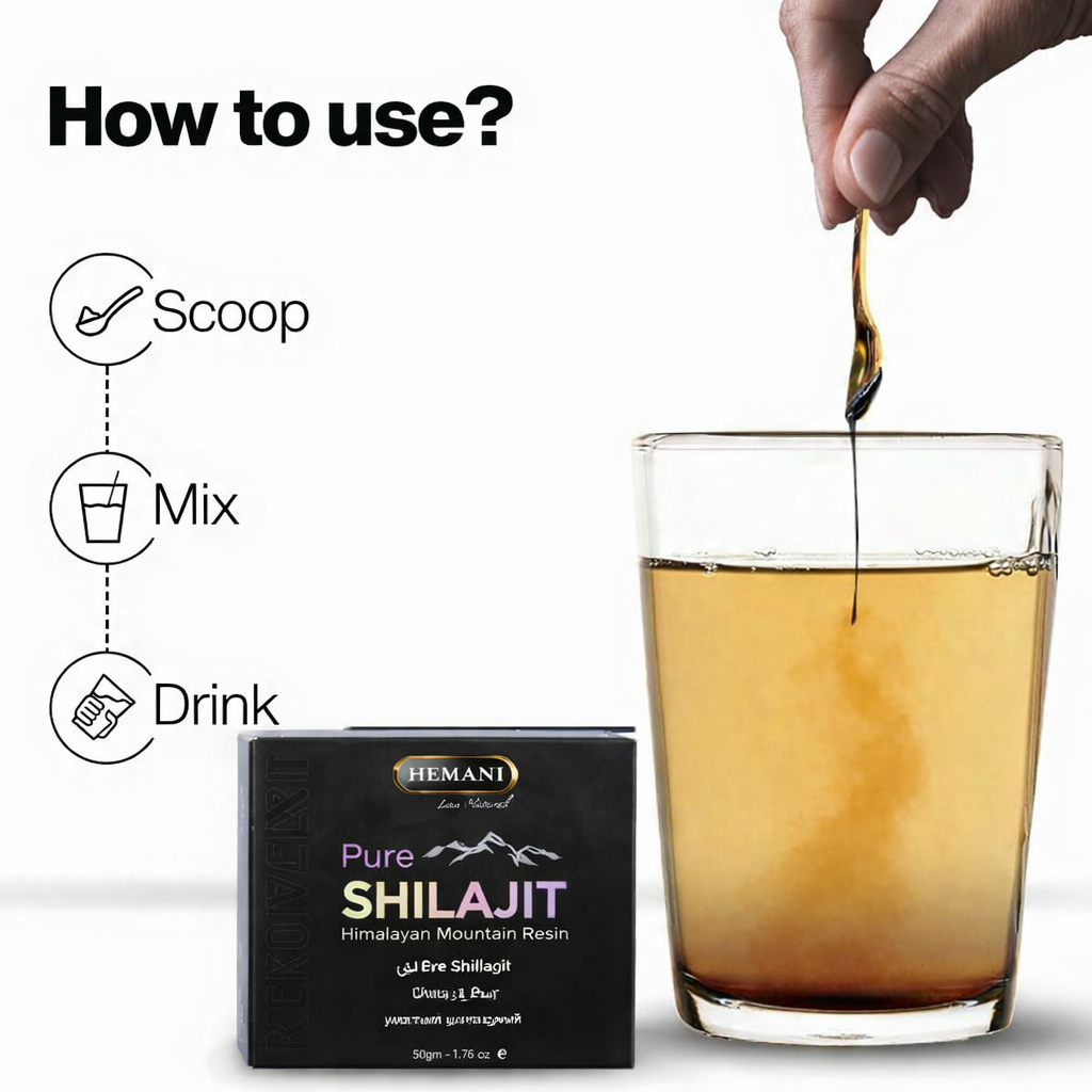 HEMANI Pure Shilajit-Himalayan Mountain-50gm